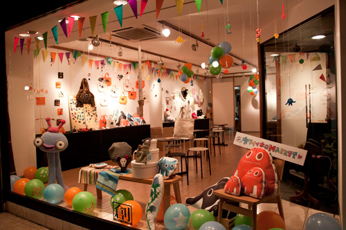 カワイイものマーケット 展示風景 カワイイものマーケット 展示風景