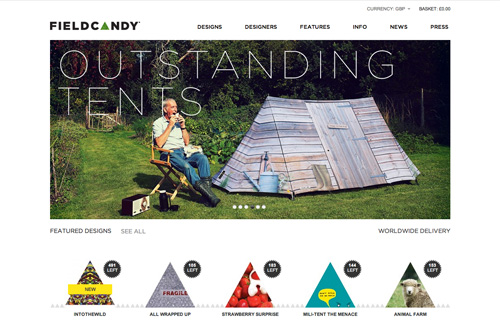 FieldCandy - OUTSTANDING TENTS FieldCandy - OUTSTANDING TENTS