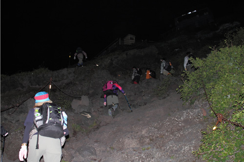 富士山 吉田ルート 七合目