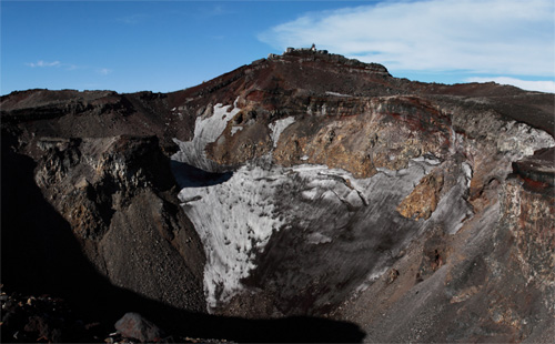 富士山火口 富士山火口