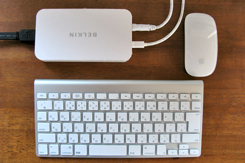 AV360 Mini DisplayPortコンバータのサイズ比較 AV360 Mini DisplayPortコンバータのサイズ比較