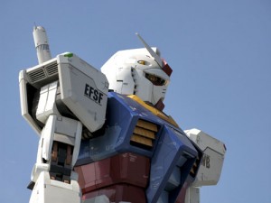 横からの18mガンダム