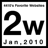 2010年01月2週目の4410のお気に入りWebサイト