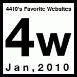 4410’s Favorite Websites 4th Week.01,2010