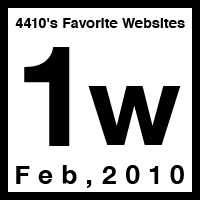 4410’s Favorite Websites 1st Week.02,2010