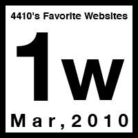 4410’s Favorite Websites 1st Week.03,2010