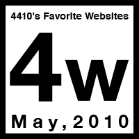 4410’s Favorite Websites 4th Week.05,2010