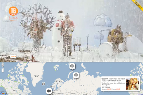 Lissie "Cuckoo" – interactive music video controlled by real weather!