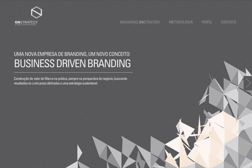 ONSTRATEGY. BUSINESS DRIVEN BRANDING.
