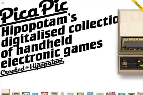 Pica Pic | retro handheld games collection Pica Pic | retro handheld games collection