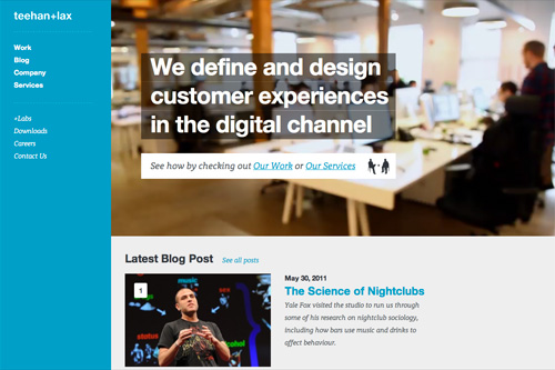 Teehan+Lax | Interactive user experience design Teehan+Lax | Interactive user experience design