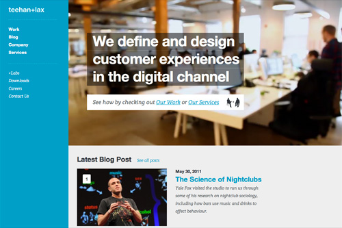 Teehan+Lax | Interactive user experience design