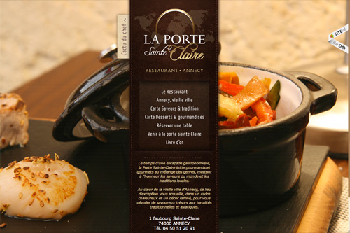 RESTAURANT PORTE SAINTE CLAIRE ANNECY - Saint valentin