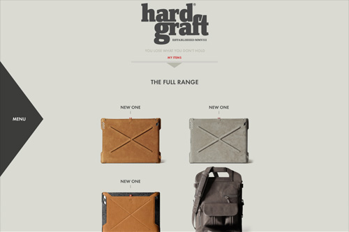hard graft / Bags and Cases Handmade from Premium Italian Leather and 100% Wool Felt