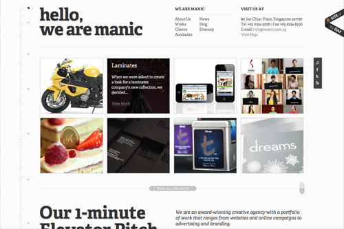 Manic Design: Singapore web + print design agency