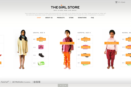 The Girl Store: Buy a Girl Her Life Back