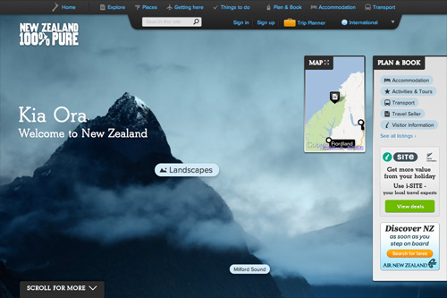 New Zealand 100% Pure | Official Travel information from Tourism New Zealand