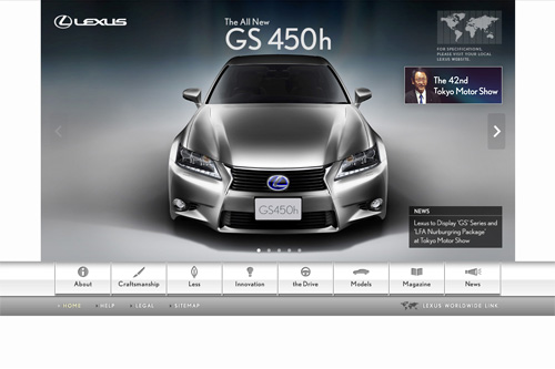 LEXUS GLOBAL WEBSITE