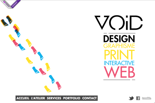 VOID - Agence de communication visuelle / Création site Internet / Identité graphique
